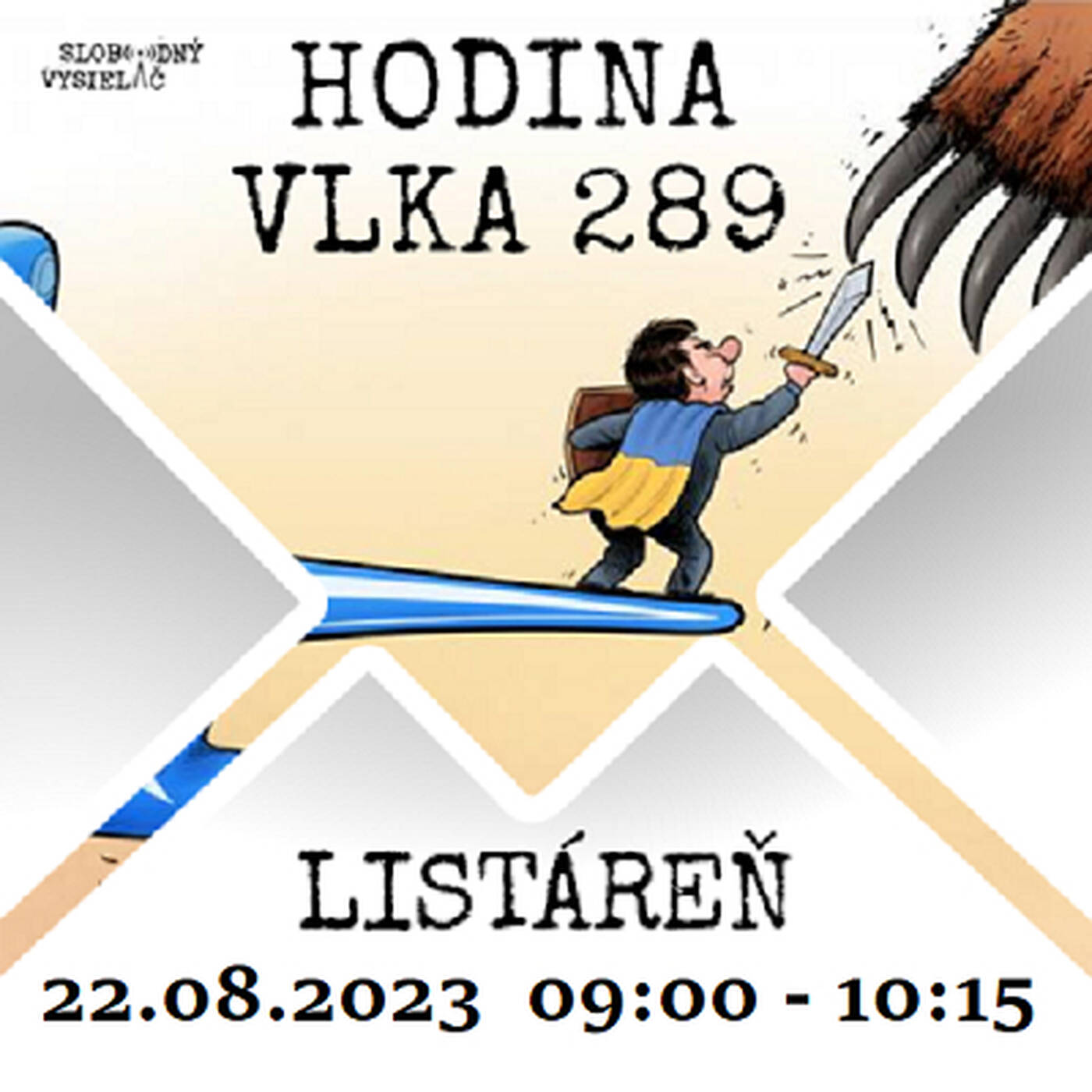 Hodina vlka 289 - 2023-08-22 listáreň episode artwork