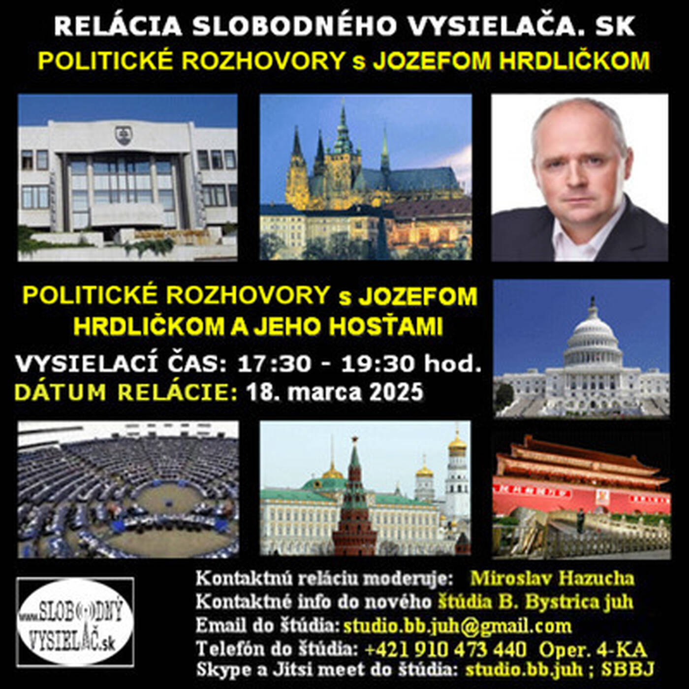 Politické rozhovory 232 - 2025-03-18 PhDr. Ing. Jozef Hrdlička PhD. episode artwork