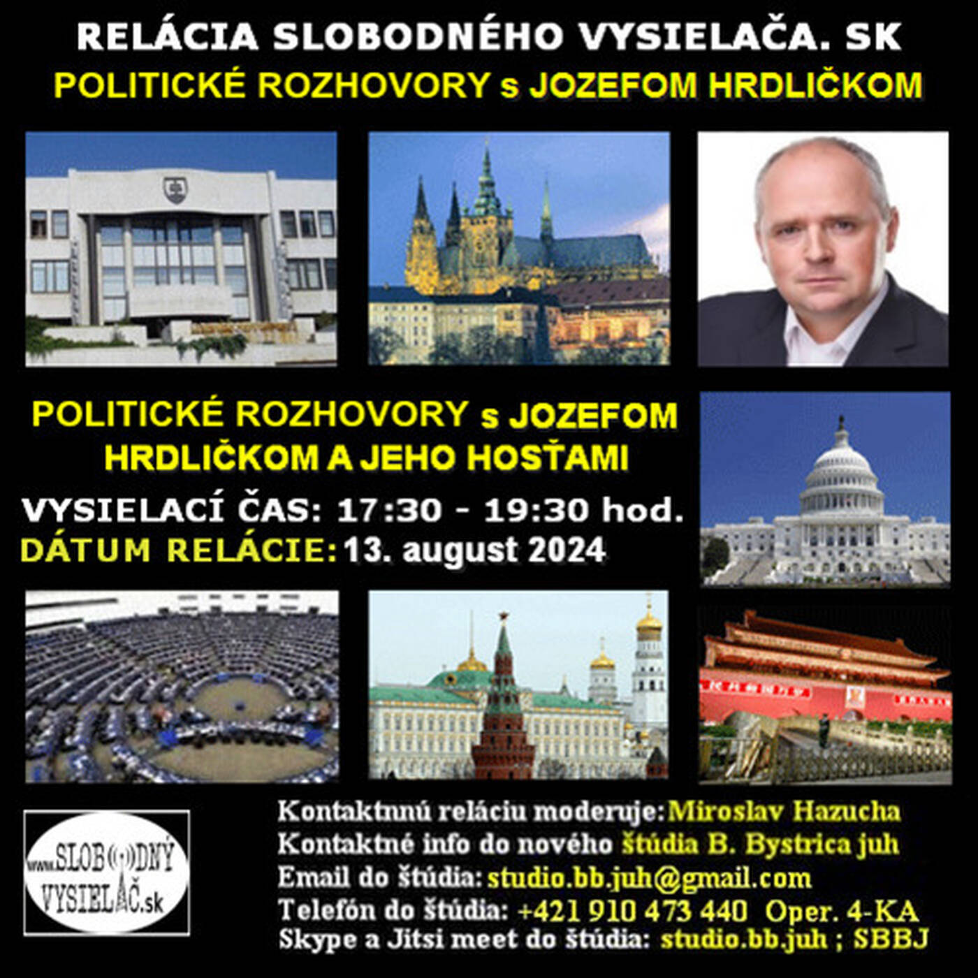 Politické rozhovory 211 - 2024-08-13 Dr. Jozef Hrdlička a jeho hosť episode artwork