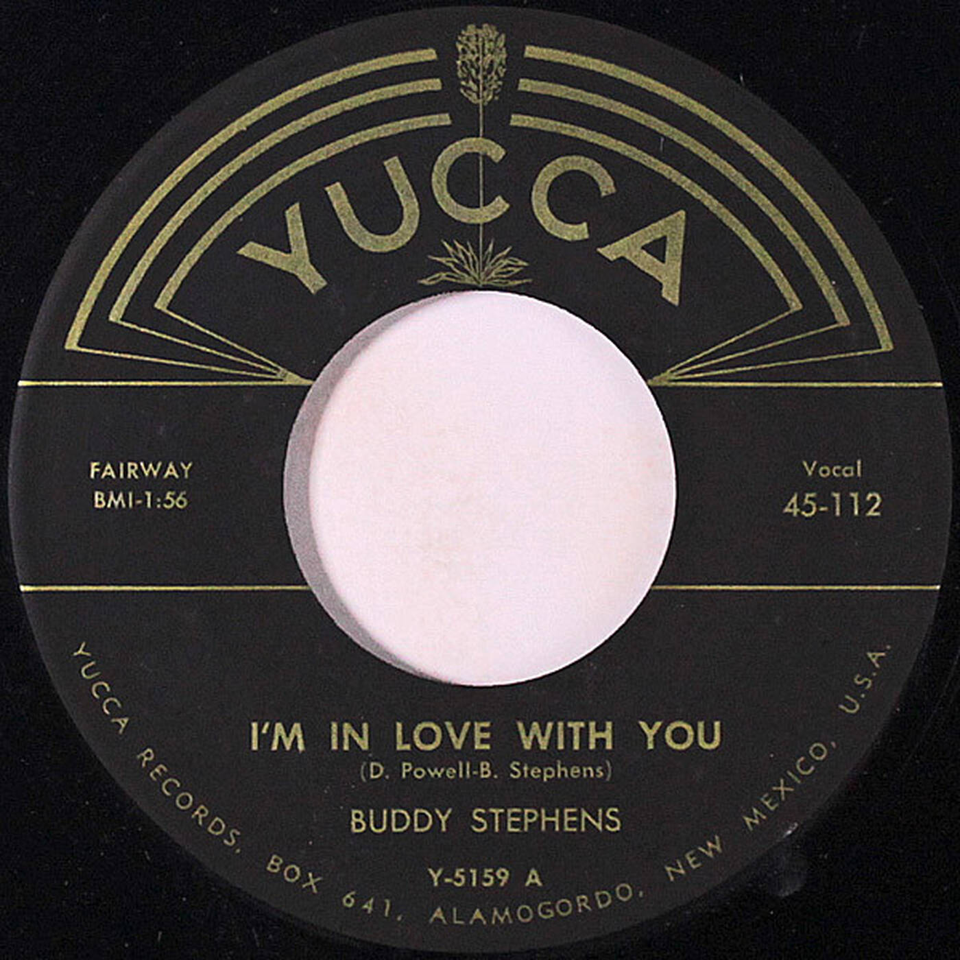 45 Buddy Stephens - I'm In Love With You (1959 Yucca 45-112) episode artwork