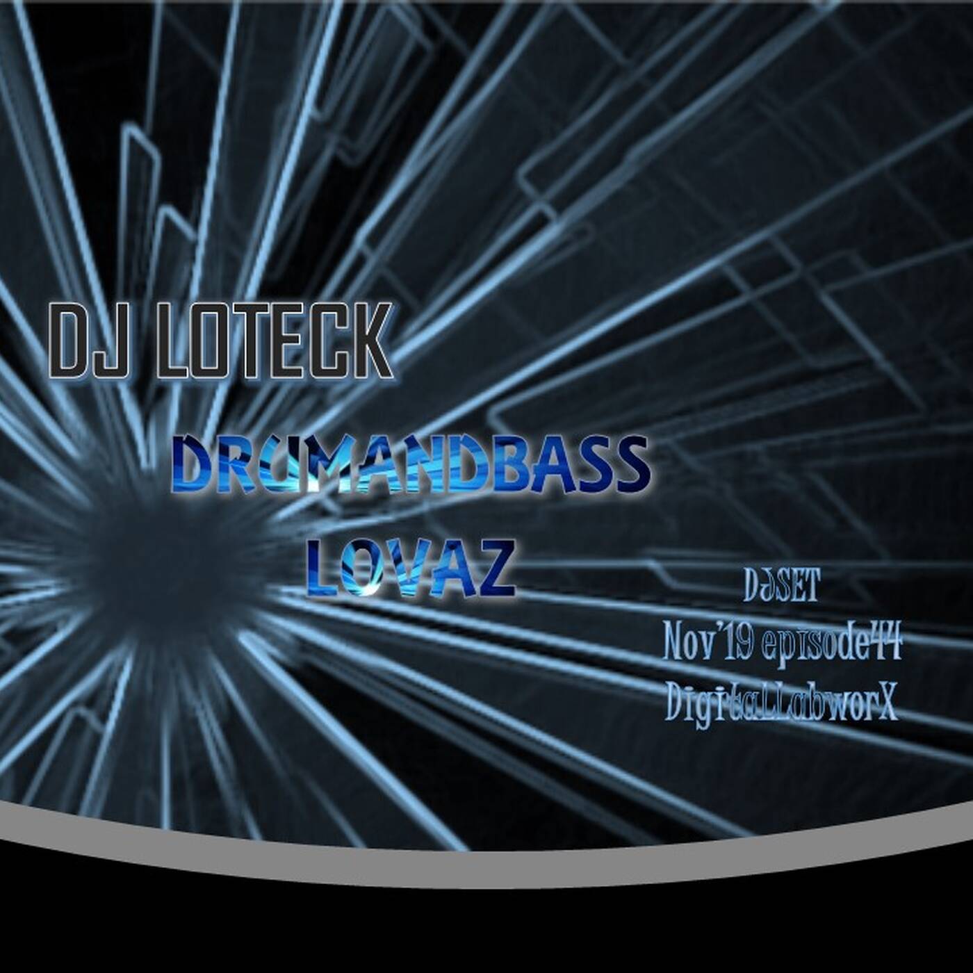 DrumandBass Lovaz #44 djset nov'19 episode artwork