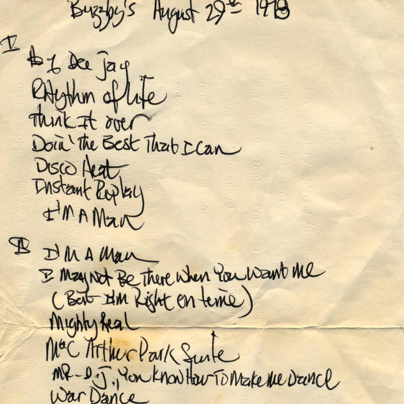 DJ Michael Lee - Instant Replay - Live At Buzzby's (SF) - 8-29-78 episode artwork
