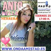 ONDAAMISTAD ENTREVISTA A ANTONELLA HERRERA 25.oct.2019 by ONDAAMISTAD