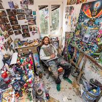 RIKARDO DRUSKIC - Painter, Illustrator, Murals, Film &amp; Animation - Fantasy &amp; Philosophy - Retrospektiva - Sarajevo - [ BOSNIA-HERZEGOVINA ] by Radio X Interviews