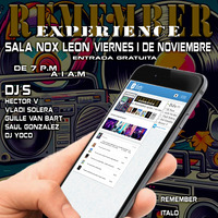 Experience Remember 2 Hector V@Live Sala Nox (1-11-2024) by HectorVDj