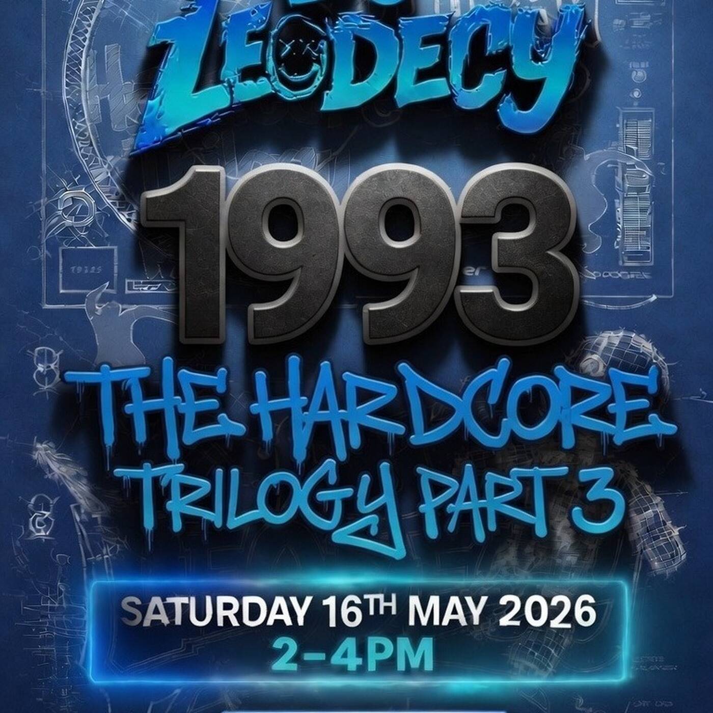 Leodecy Live, 16.5.26, 2-4pm, 1993 Trilogy Pt3 episode artwork