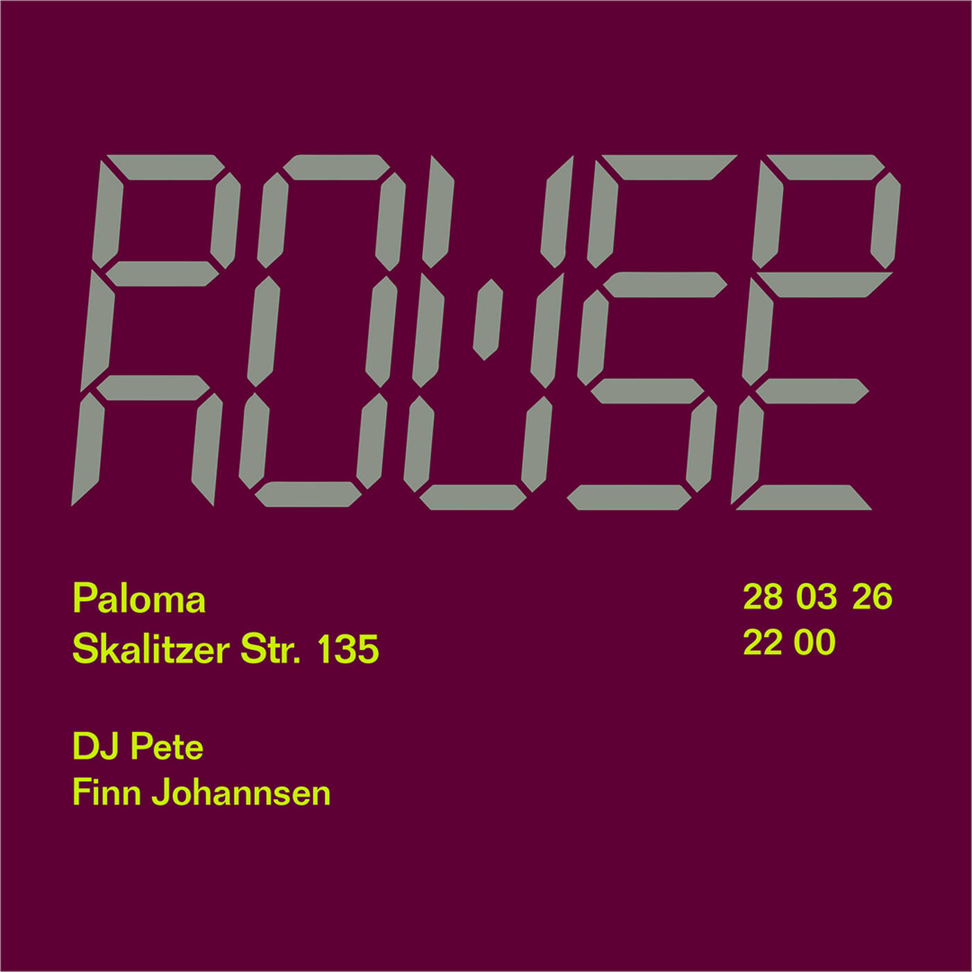 2026-03-28 Live At Power House (DJ Pete, Finn Johannsen) episode artwork