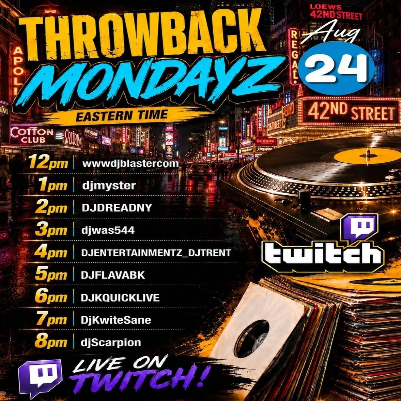 THROWBACK MONDAYZ?RAID?TRAIN? Hosted By @djsird1 ?6-7?PM?EST‼️(AUG 24, 2026) episode artwork