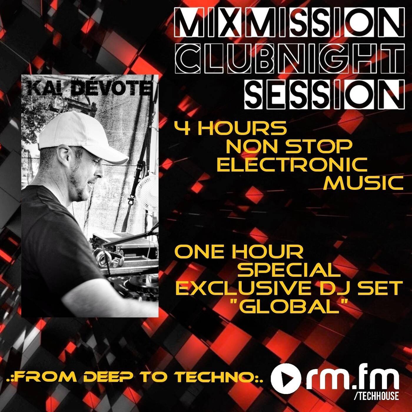 The Mixmission Clubnight Session with Kai DéVote & LOUT on RM FM Techhouse | 25.07.2026 — Kai DéVote cover