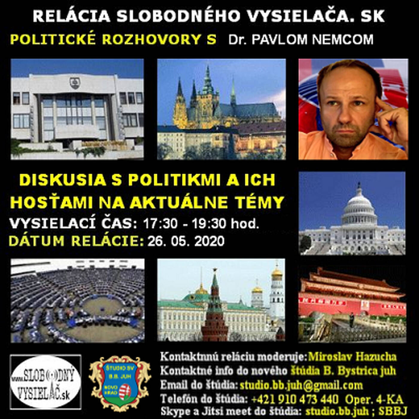 Politické rozhovory 45 - 2020-05-26 MUDr. Pavol Nemec episode artwork
