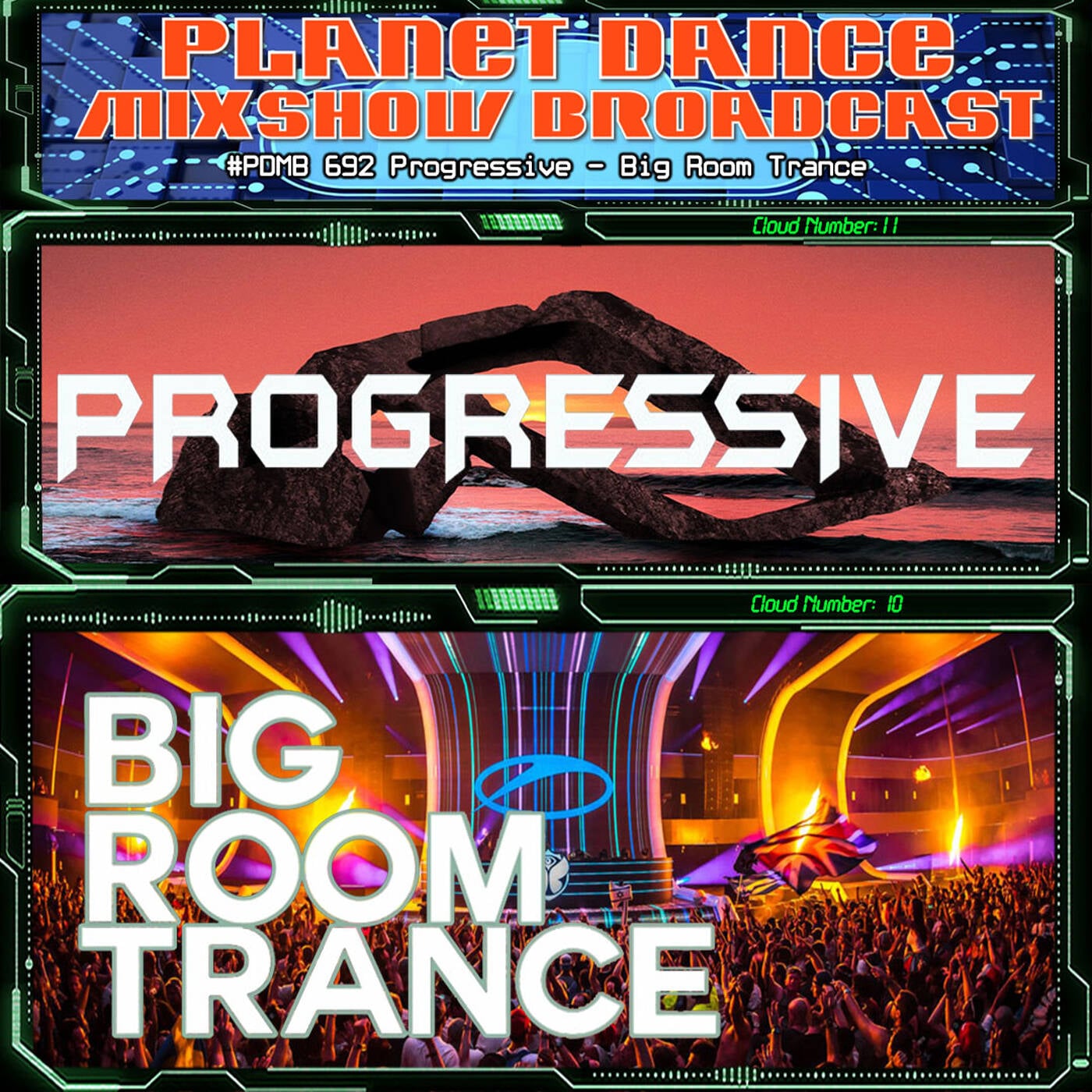 Planet Dance Mixshow Broadcast 692 Progressive - Big Room Trance episode artwork