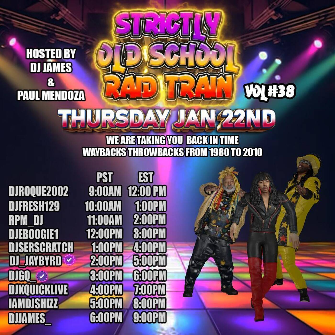 STRICTLY OLD SCHOOLRAID️TRAINVOL.38 Powered By @paulmendoza51 & @DJJames_7-8PMEST‼️(JAN 22, 2026) episode artwork