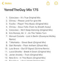 YaredTheGuy Mix 175 by Yaredtheguy