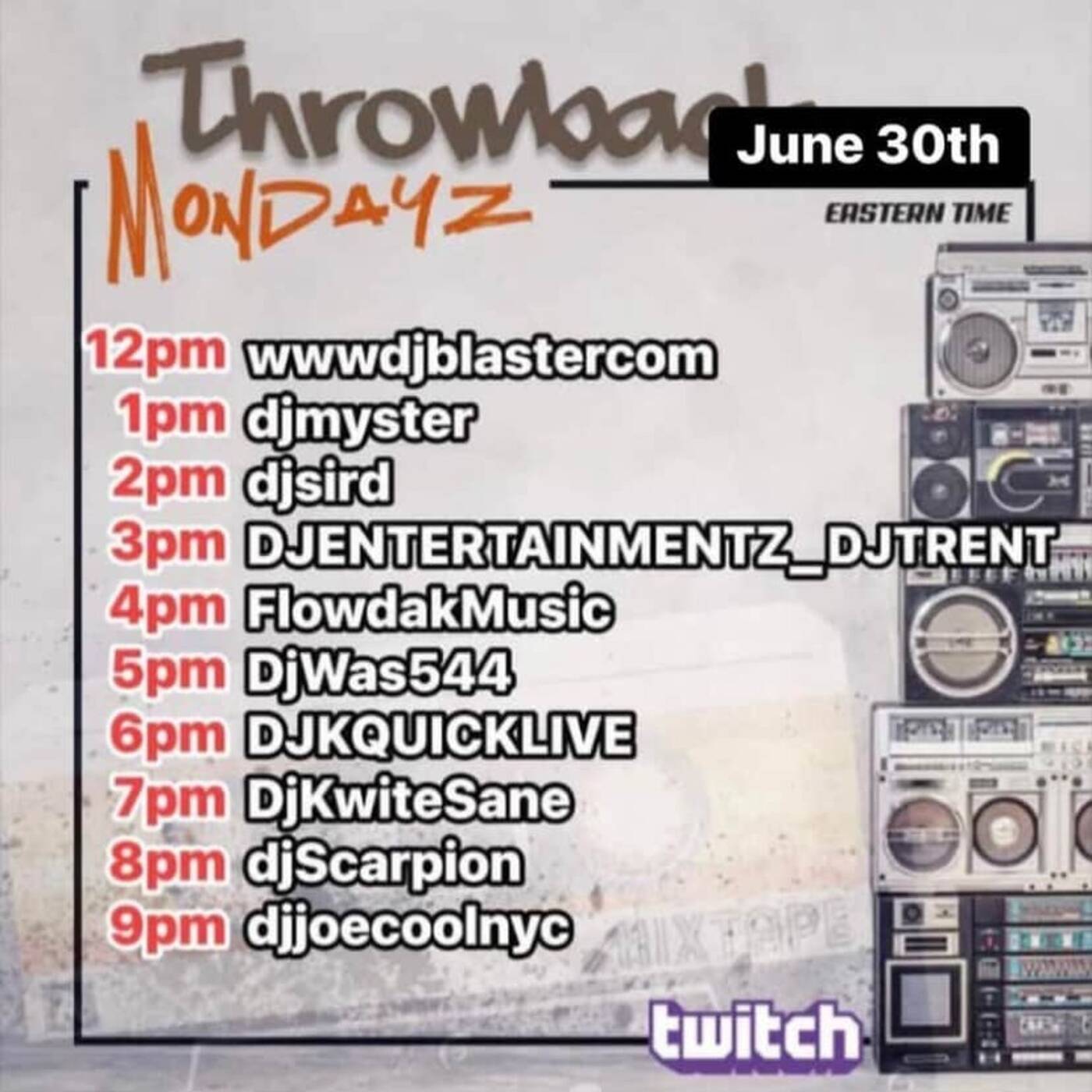 THROWBACKMONDAYZRAIDTRAIN Hosted By @djsird1 6-7PMEST‼️(JUNE 30, 2025) episode artwork
