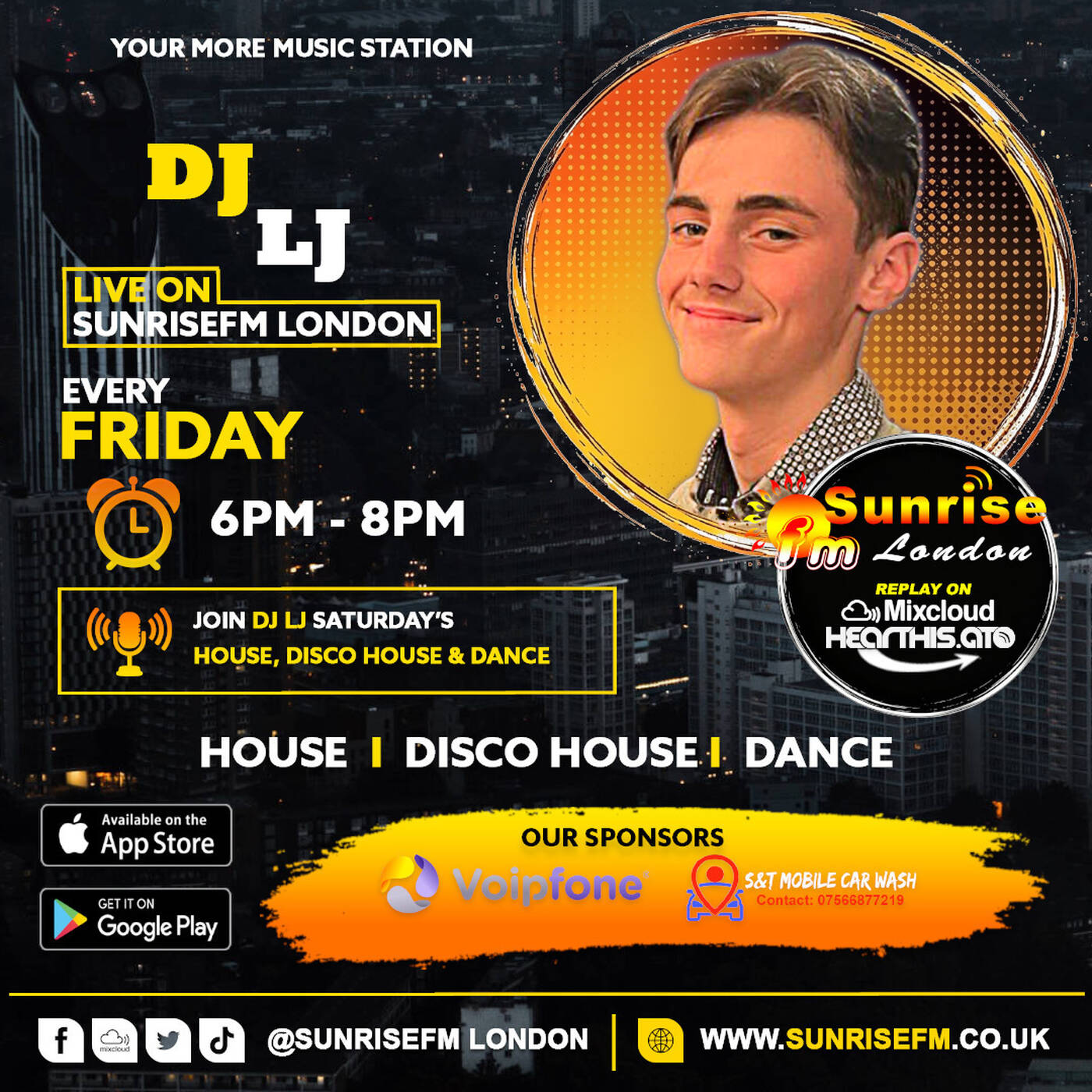 DJ LJ - Fri 14th Aug 2026