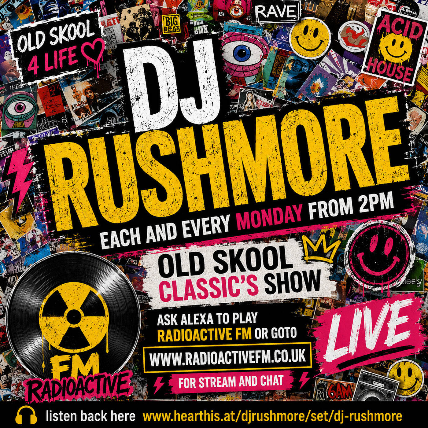 01'06'2026  DJ RUSHMORE presents THE RUSH HOUR live on www.radioactivefm.co.uk episode artwork