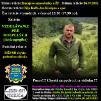 Vzdelávanie pre dospelých 258 - 2021-07-26 Budajové mimovládku a ŽP by Slobodný Vysielač