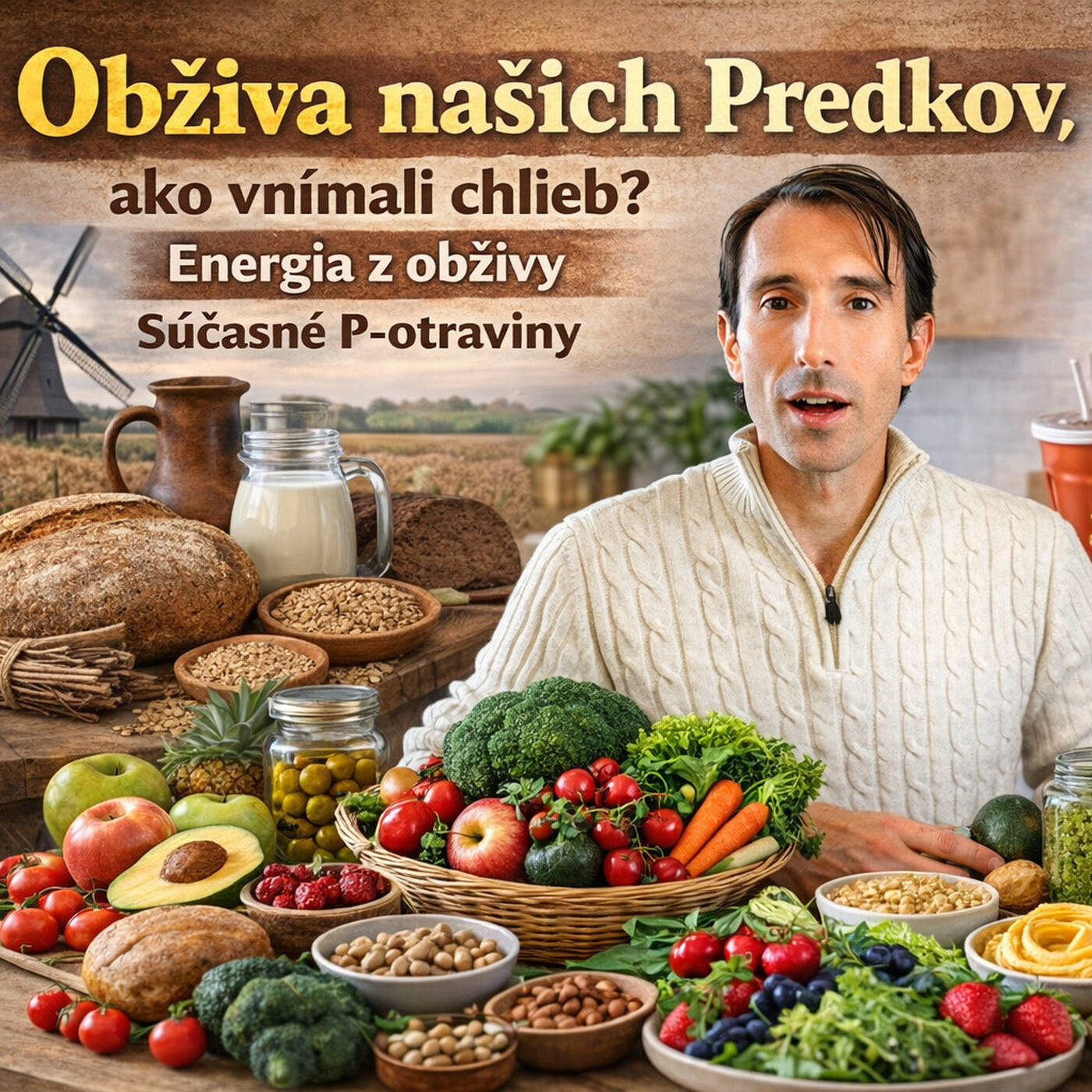 Podcast #30 Rozhovory: Obživa našich Predkov, ako vnímali chlieb? Energia z obživy. Súčasné P-otraviny. Hosť Peter Planieta episode artwork