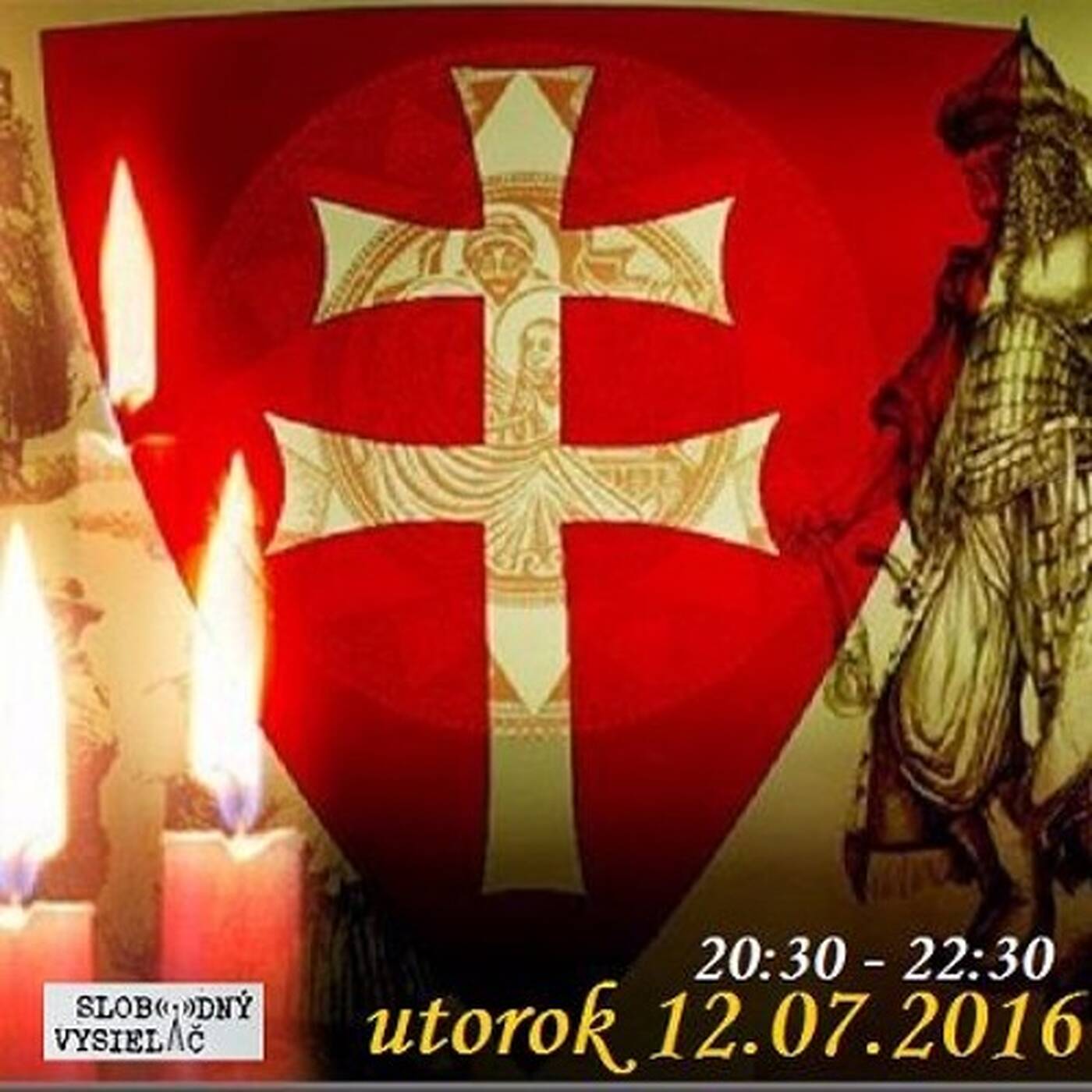 V prvej línii - 2016-07-12 Sloveni a Slovensko… hosť: Dr. Cyril Andrew Hromník – historik… episode artwork