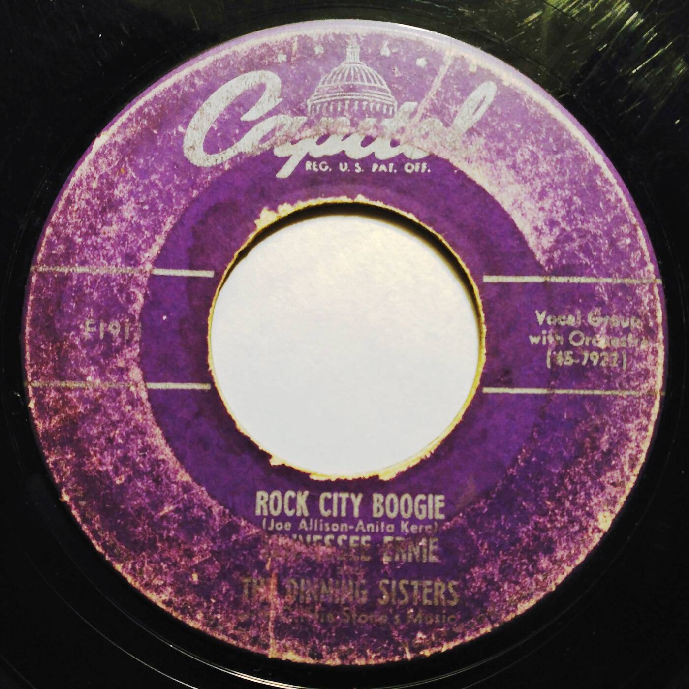 Master 45 - Tennessee Ernie - Rock City Boogie (Cold 45 Capitol 1952 Mono) episode artwork