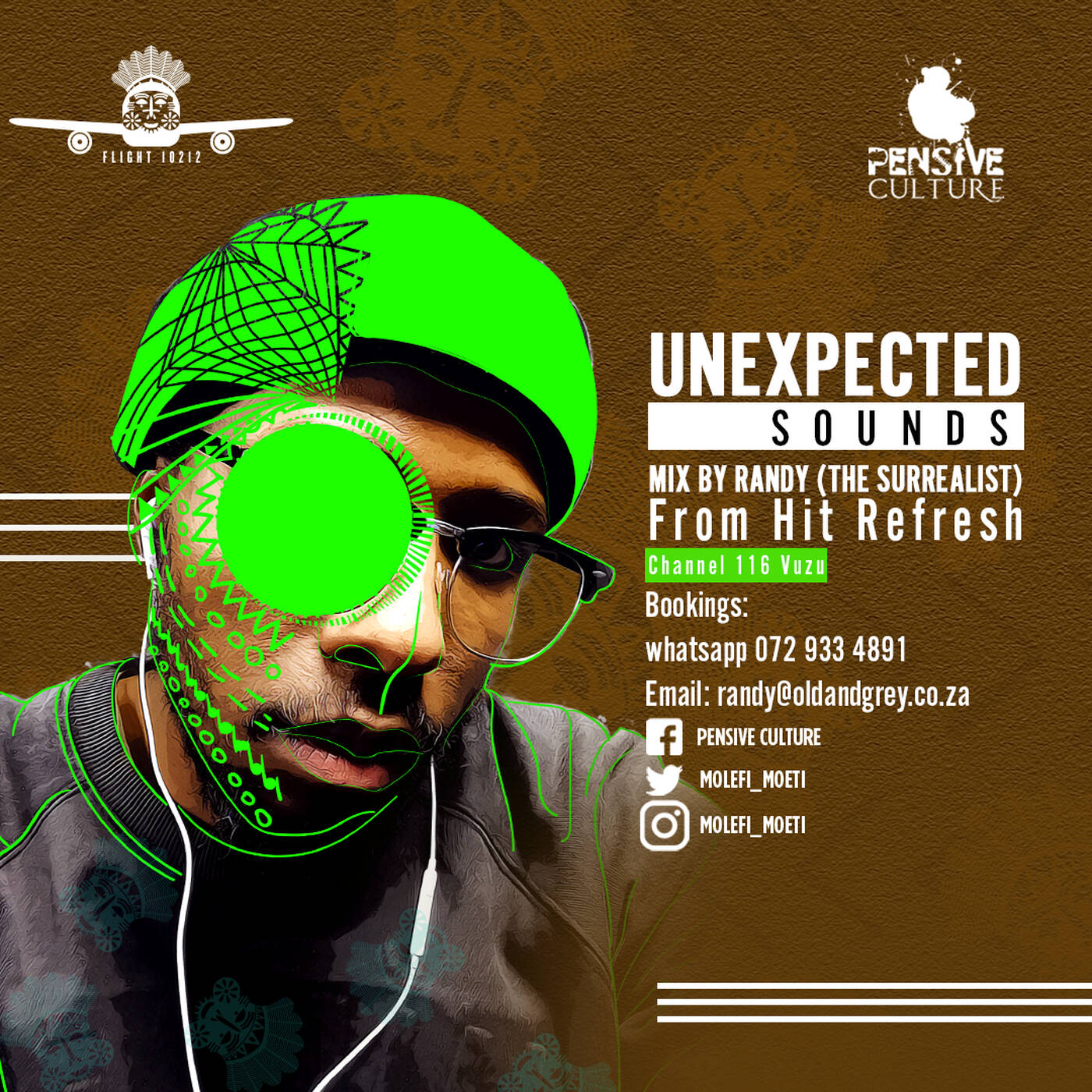 Pensive Culture Podcast - The Untold Story Episode 18 [Unexpected Sounds By Randy The Surrealist] episode artwork