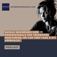 Should businesses hire professionals for trademark monitoring, or can they take a DIY approach? - infobrokerworld Podcast by infobroker