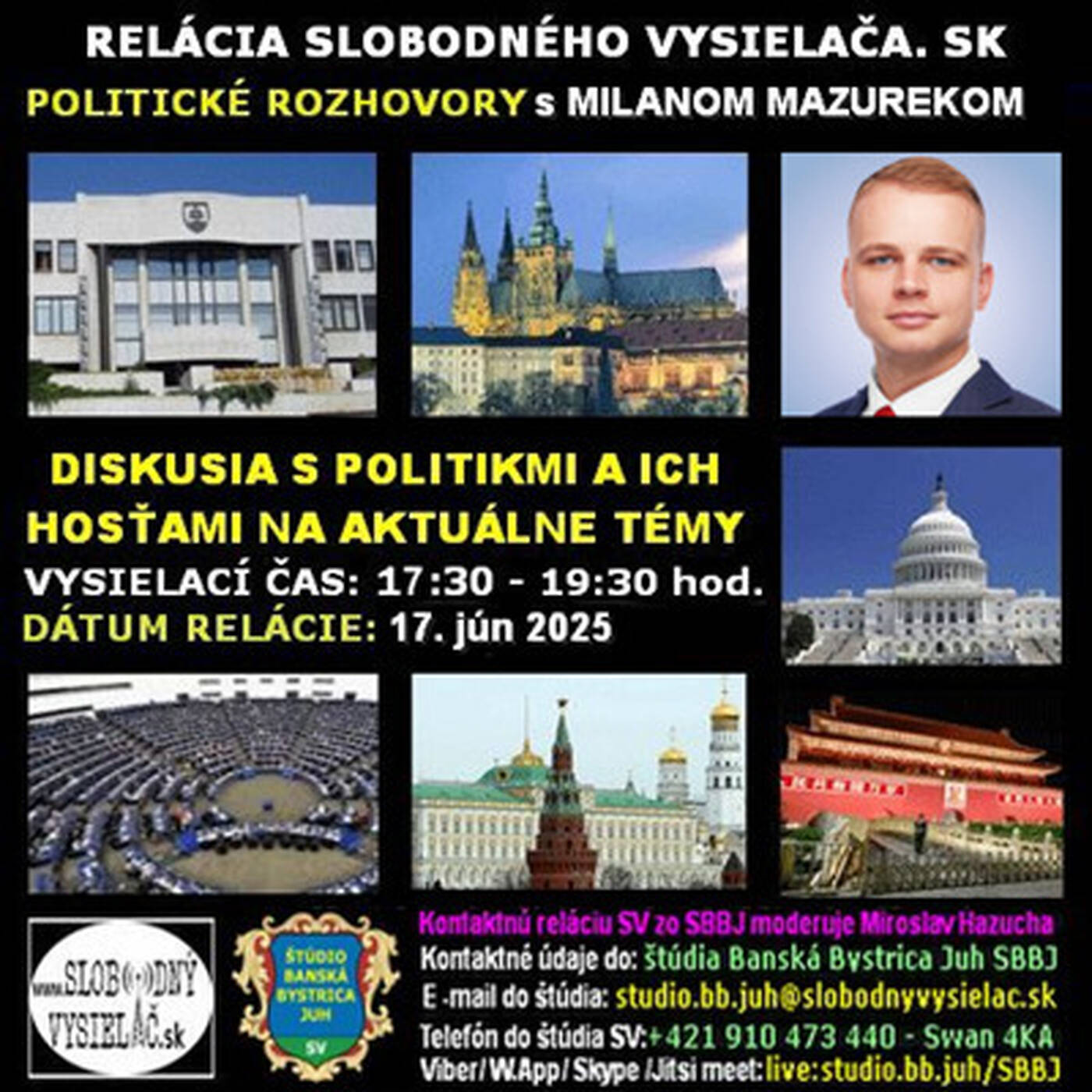 Politické rozhovory 242 - 2025-06-17 Bc. Milan Mazurek episode artwork