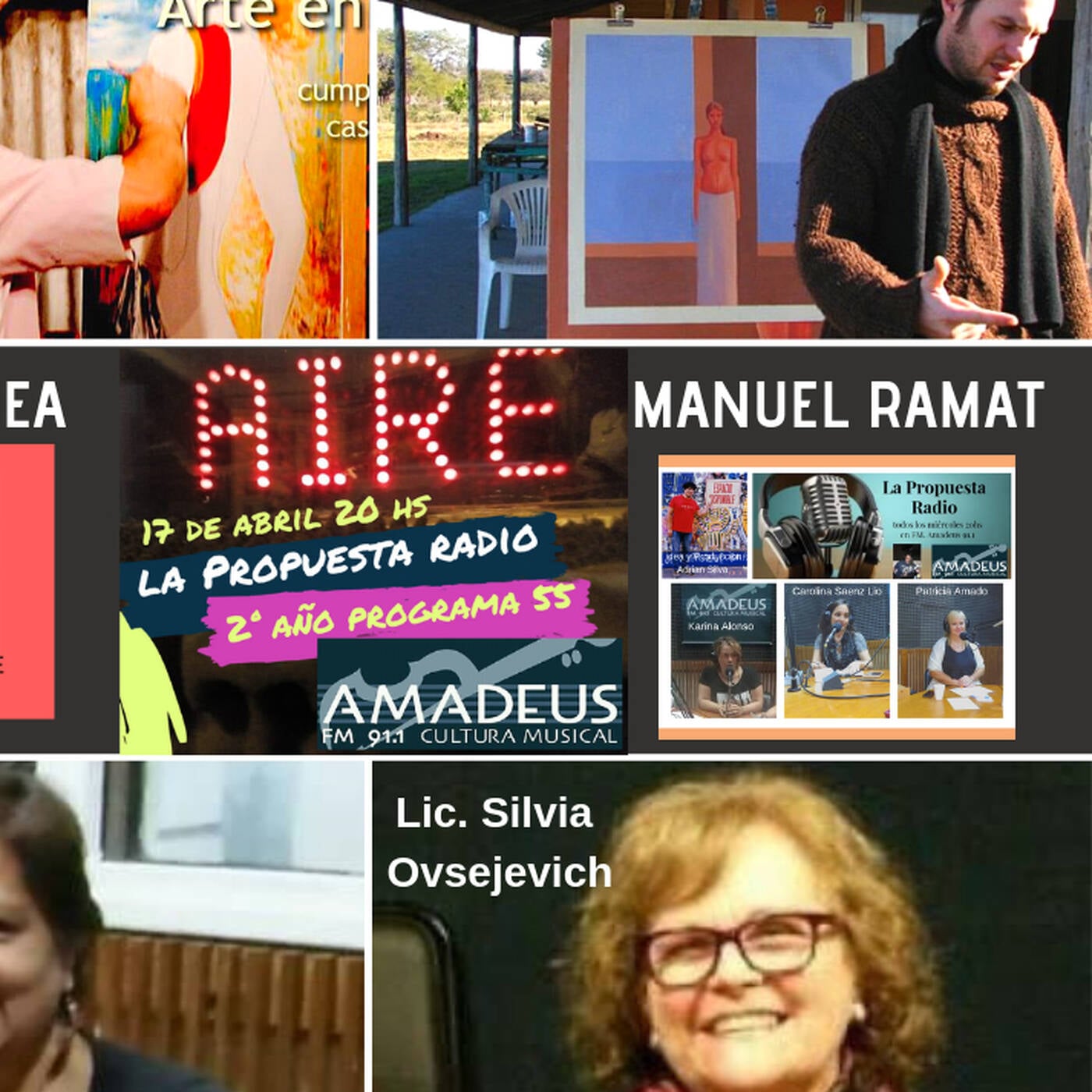 Prog55 -17-04-2019 - Parte 1 - Lic. Silvia Ovsejevich - Artista plastico Manuel Ramat de Entre rios episode artwork