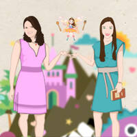 Οι πριγκίπισσες Φρουτένια και Λαχανένια στο νέο τους σχολείο by medNutrition