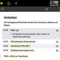 FM4 Unlimited Hour 2 (15.12.2023) by djsets4u