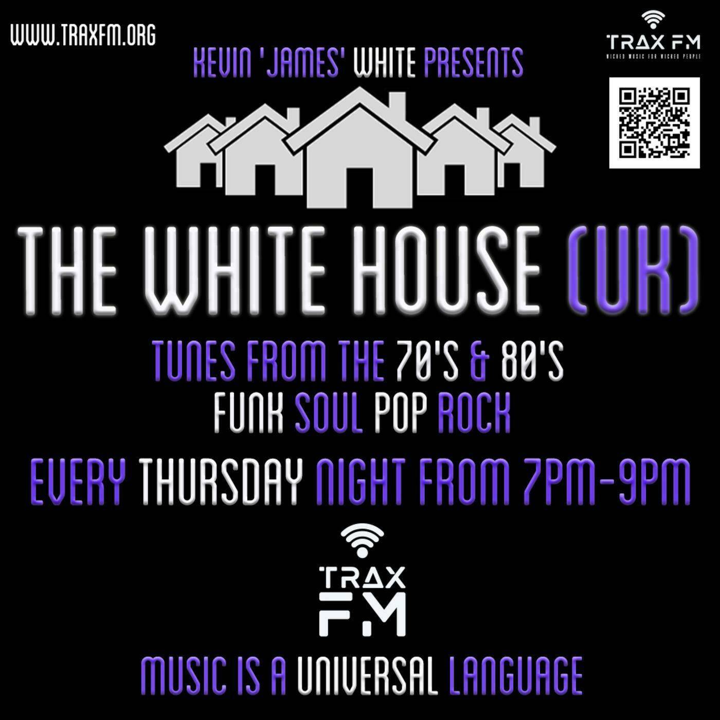 Kev White's The White House Show Replay On www.traxfm.org - 2nd November 2023 episode artwork