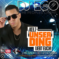 103.7 UNSER DING Radio Set 21 Nov 14 (Germany) by DJ EGO