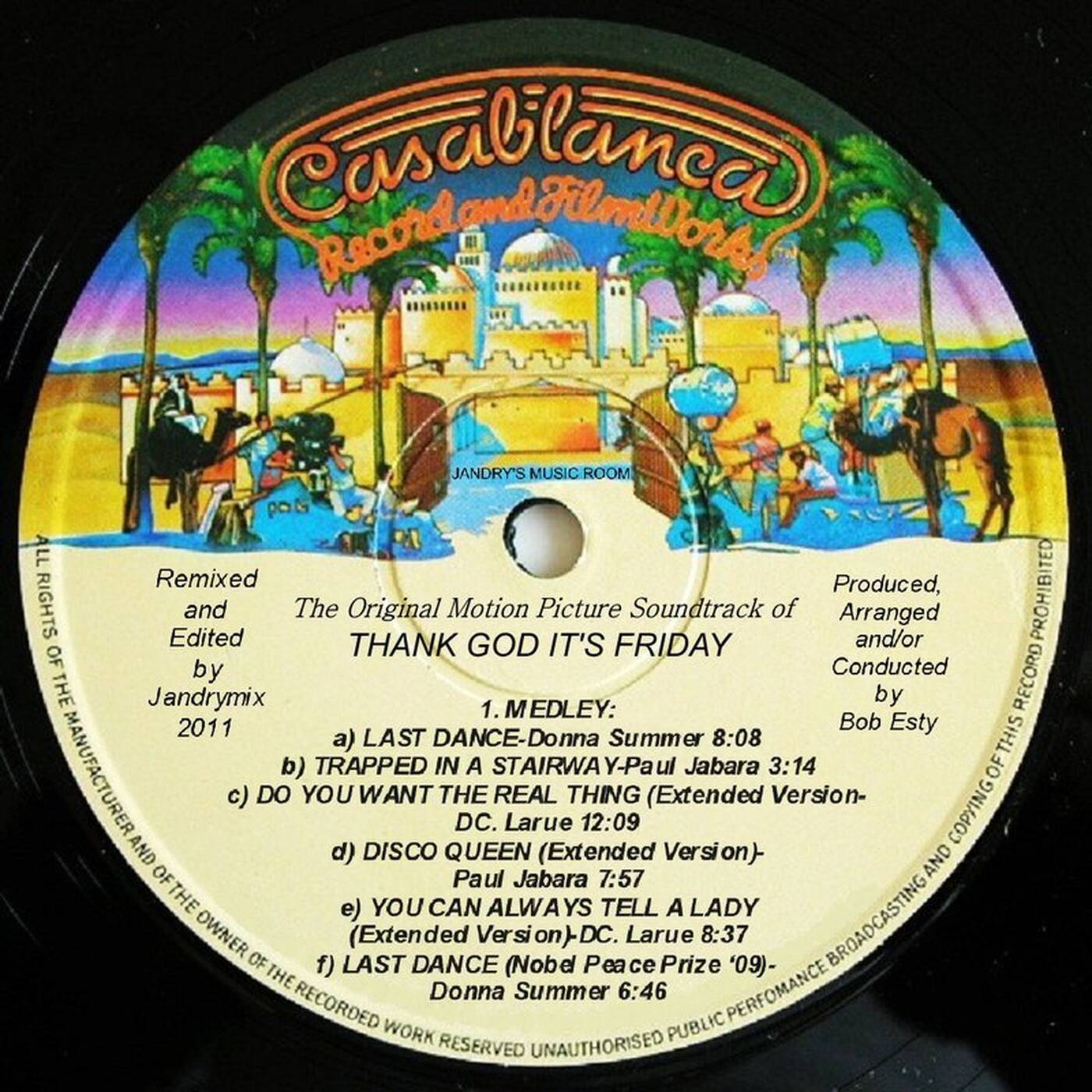 VARIOUS ARTISTS-THE T.G.I.F. MEDLEY (JANDRY'S B.E. MEDLEY 2011) episode artwork