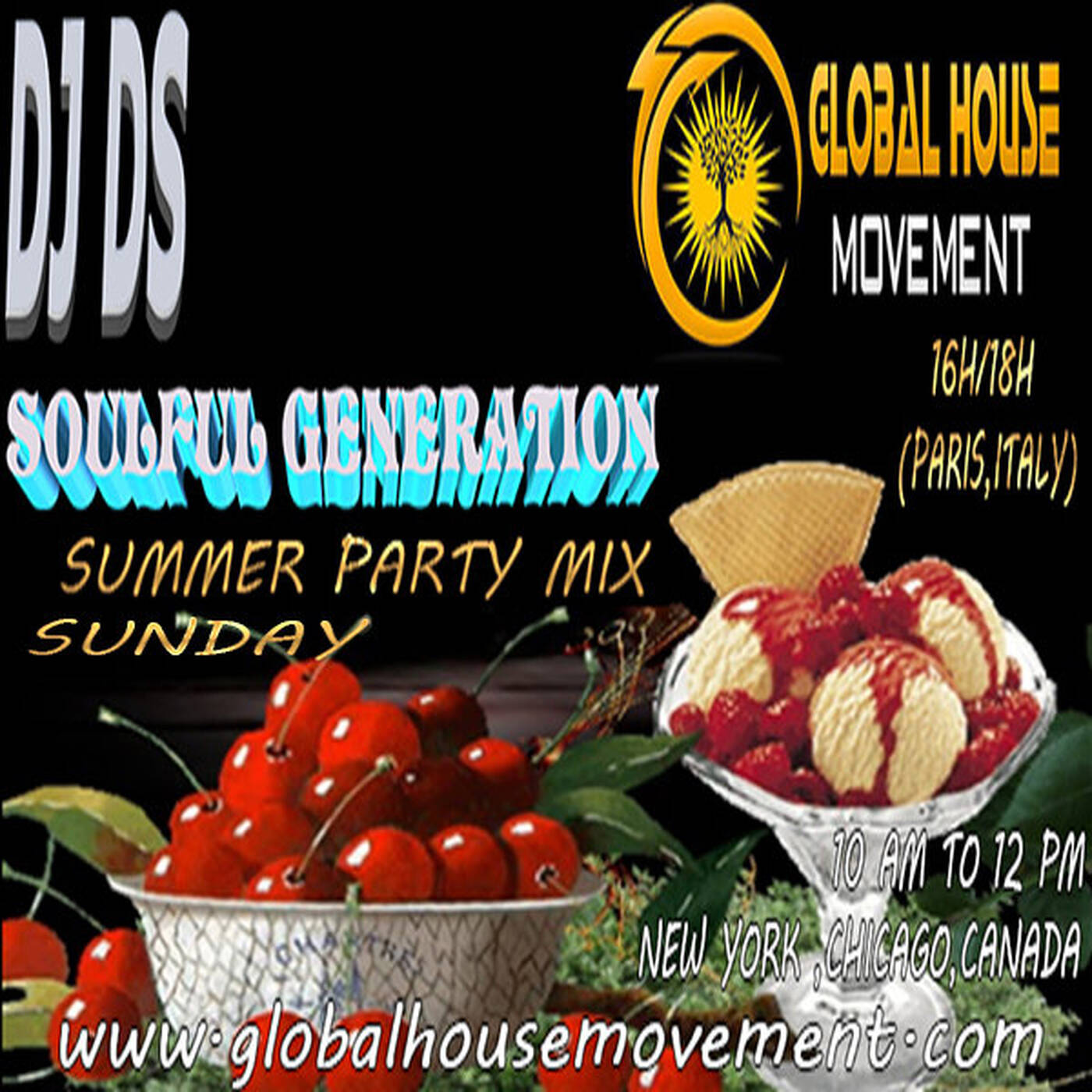 SOULFUL GENERATION ON GLOBALHOUSEMOVEMENT RADIO LAST SHOW AUGUST 30-08-2015 PART 1 episode artwork