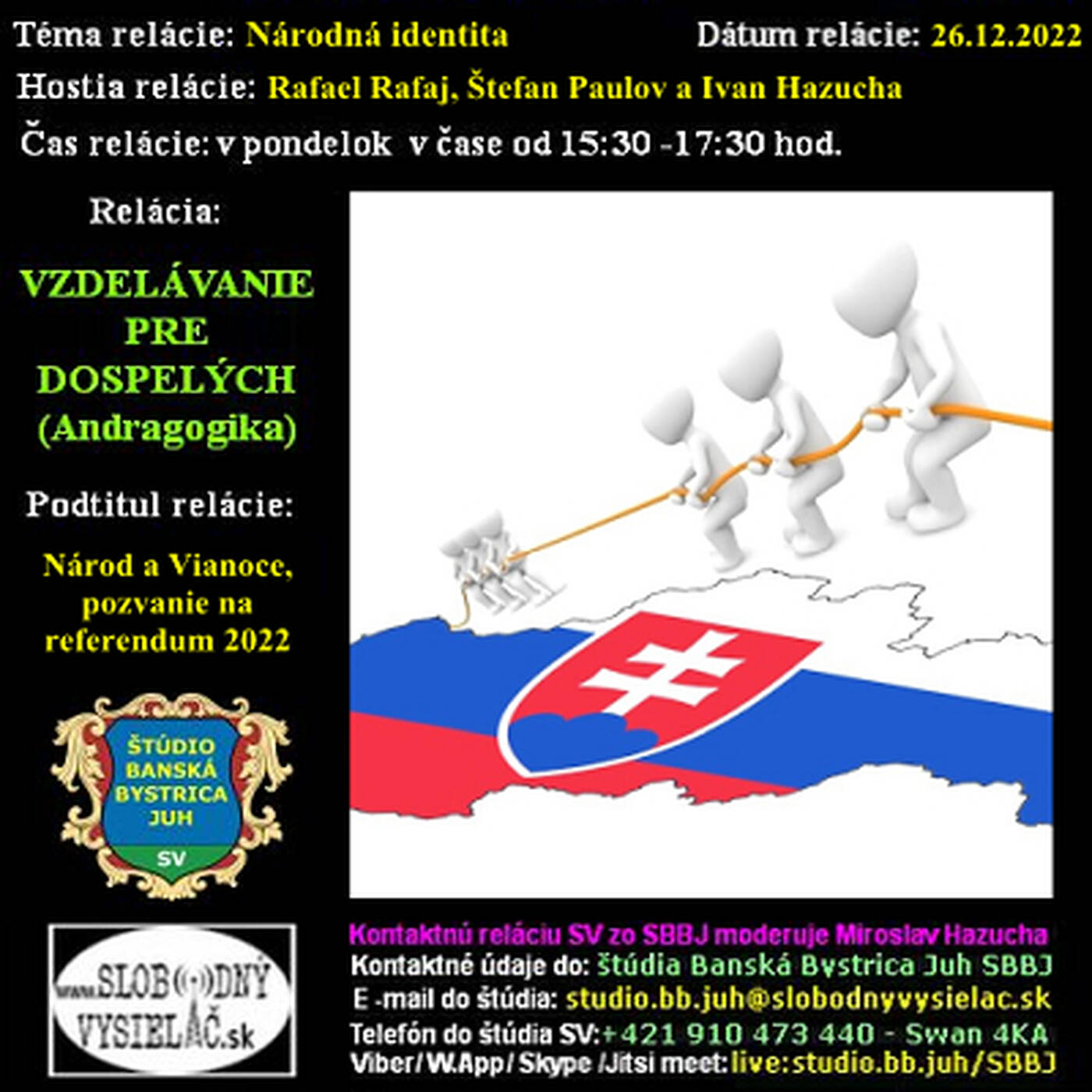 Vzdelávanie pre dospelých 331 - 2022-12-26 Národ a Vianoce, pozvanie na referendum 2022 episode artwork