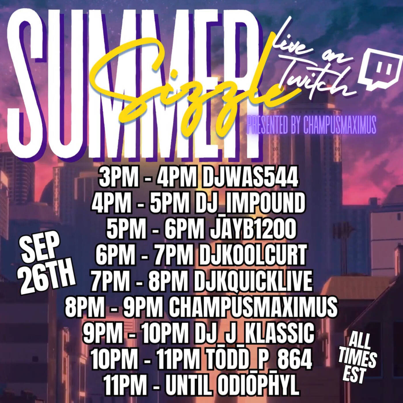 SUMMER☀️SIZZLEVOL️7⛵SEASON⚓FINALERAIDTRAINHosted By @champusmaximus7-8PMEST‼️ (SEP 26, 2024) episode artwork