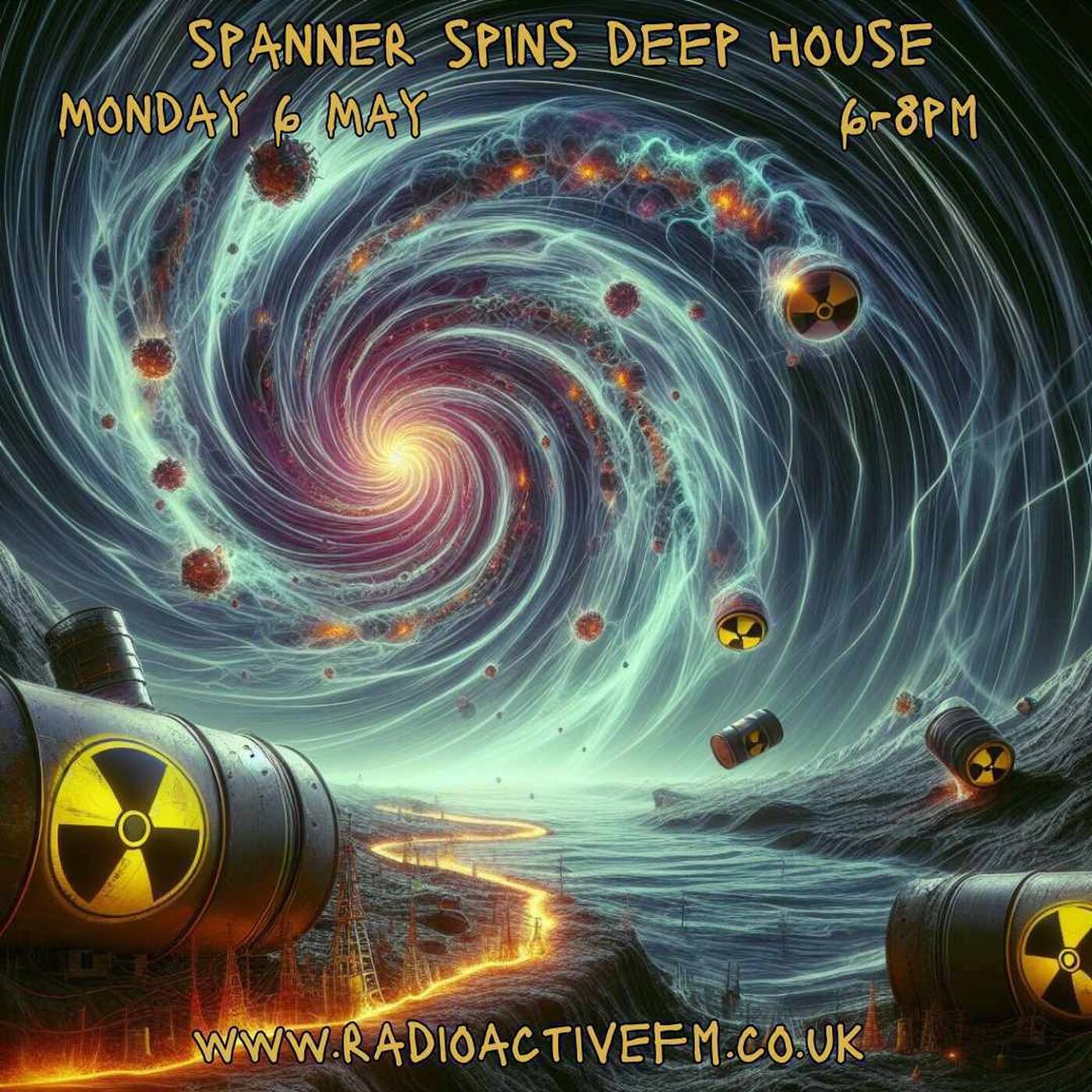 Spanner on Radioactive FM Dance. Deep House 6 5 24 episode artwork