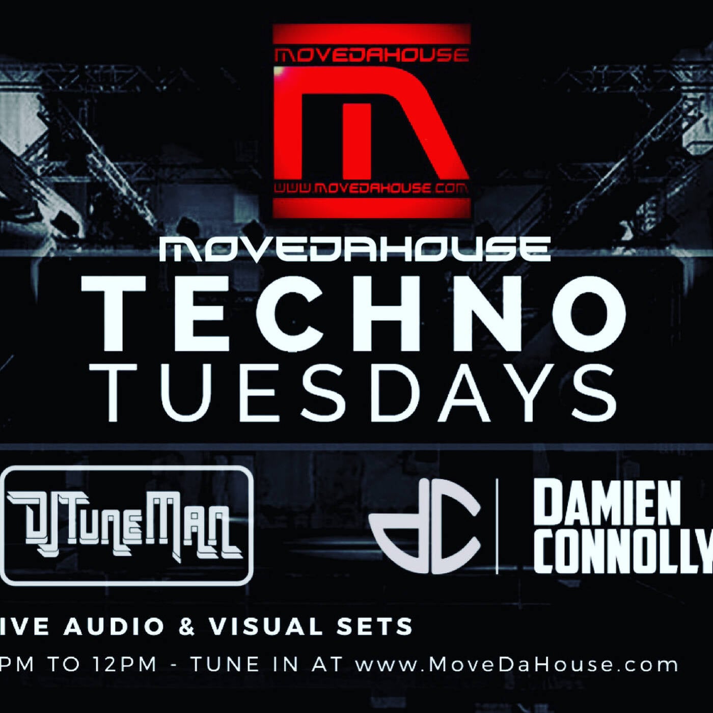 MoveDaHouse.com TechnoTuesday **LIVE** - Recorded live by TuneMan 05-05-20 episode artwork