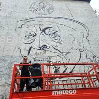 VINCENT VOIGT - Murals - BLACKOUT GRAFFITI - Montana Store - Character Jam - FFUKK - Frankfurt - [ GERMANY ] by Radio X Interviews