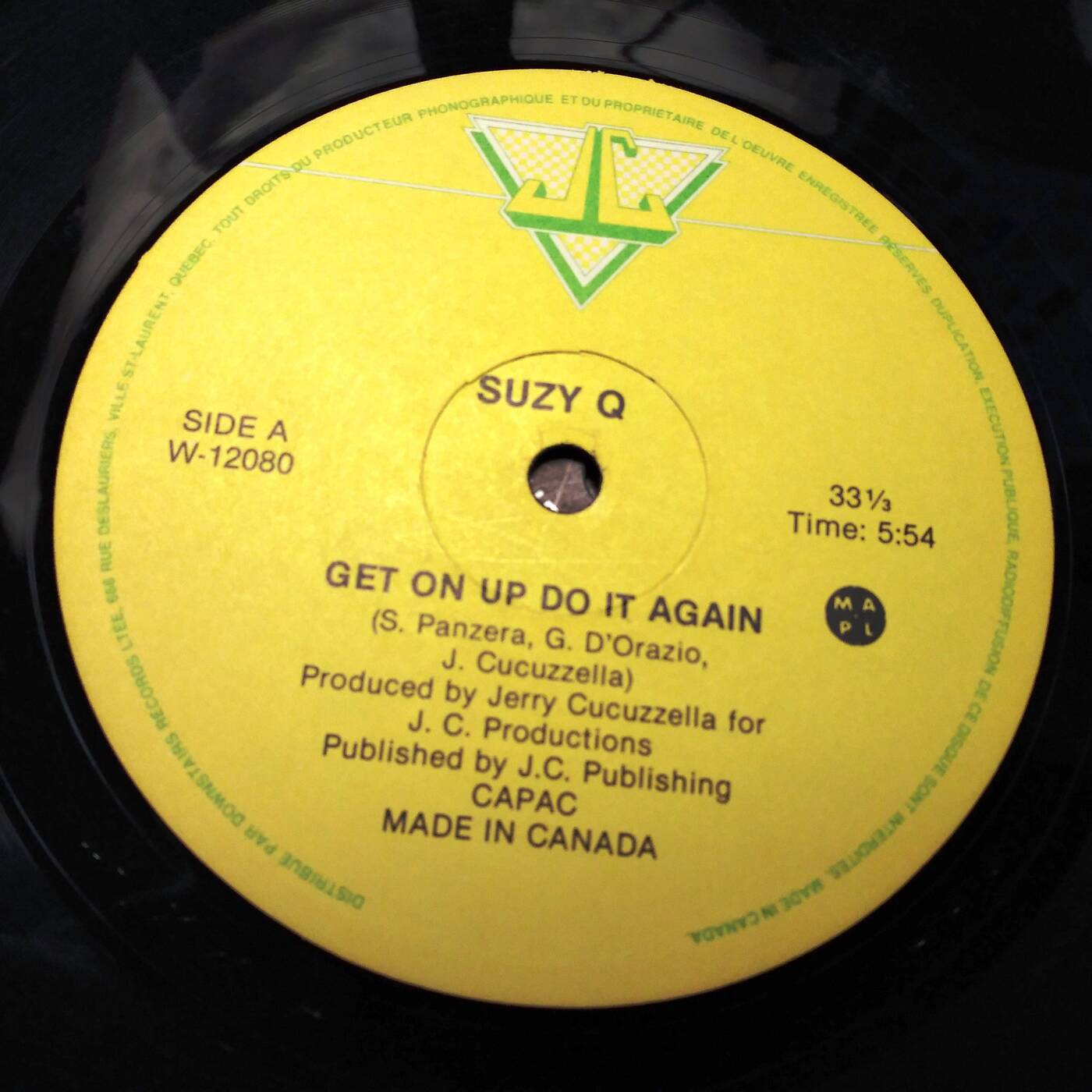 Master - Suzy Q - Get On Up (Fade 12 Canada JC Records 1981) episode artwork