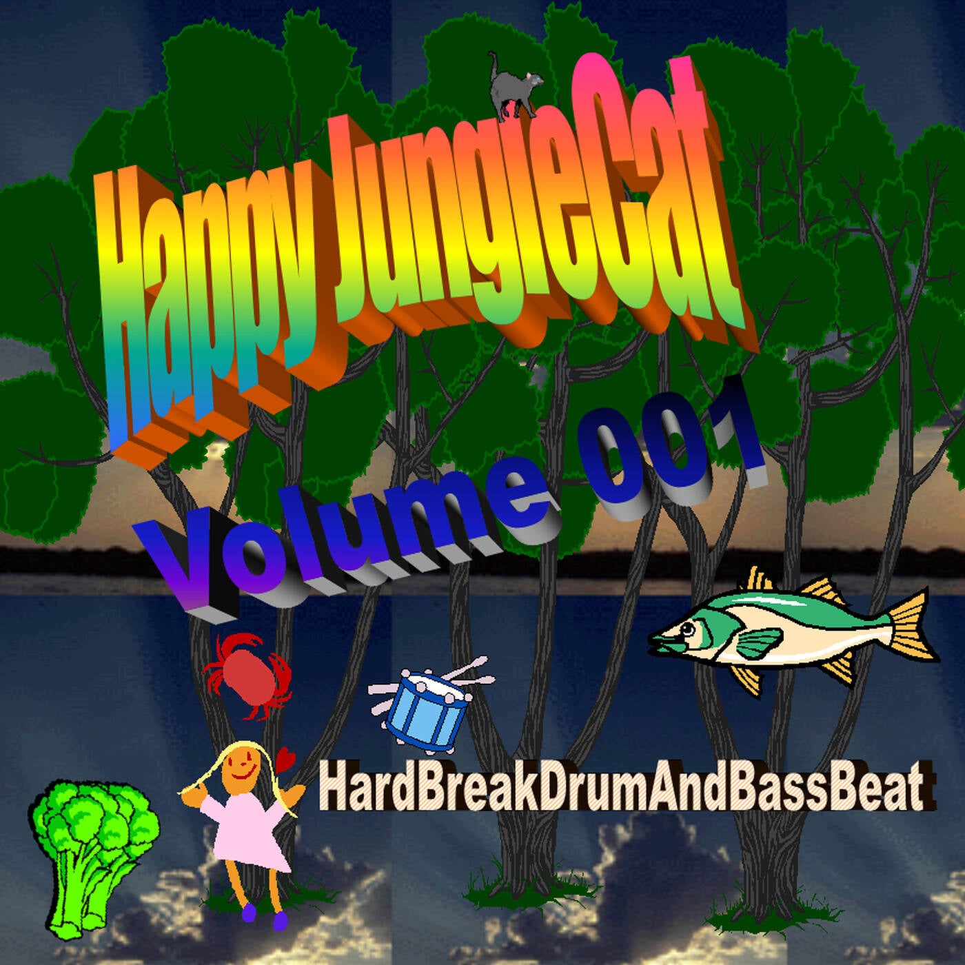 HardBreakDrumAndBassBeat[Happy JungleCat 001] episode artwork