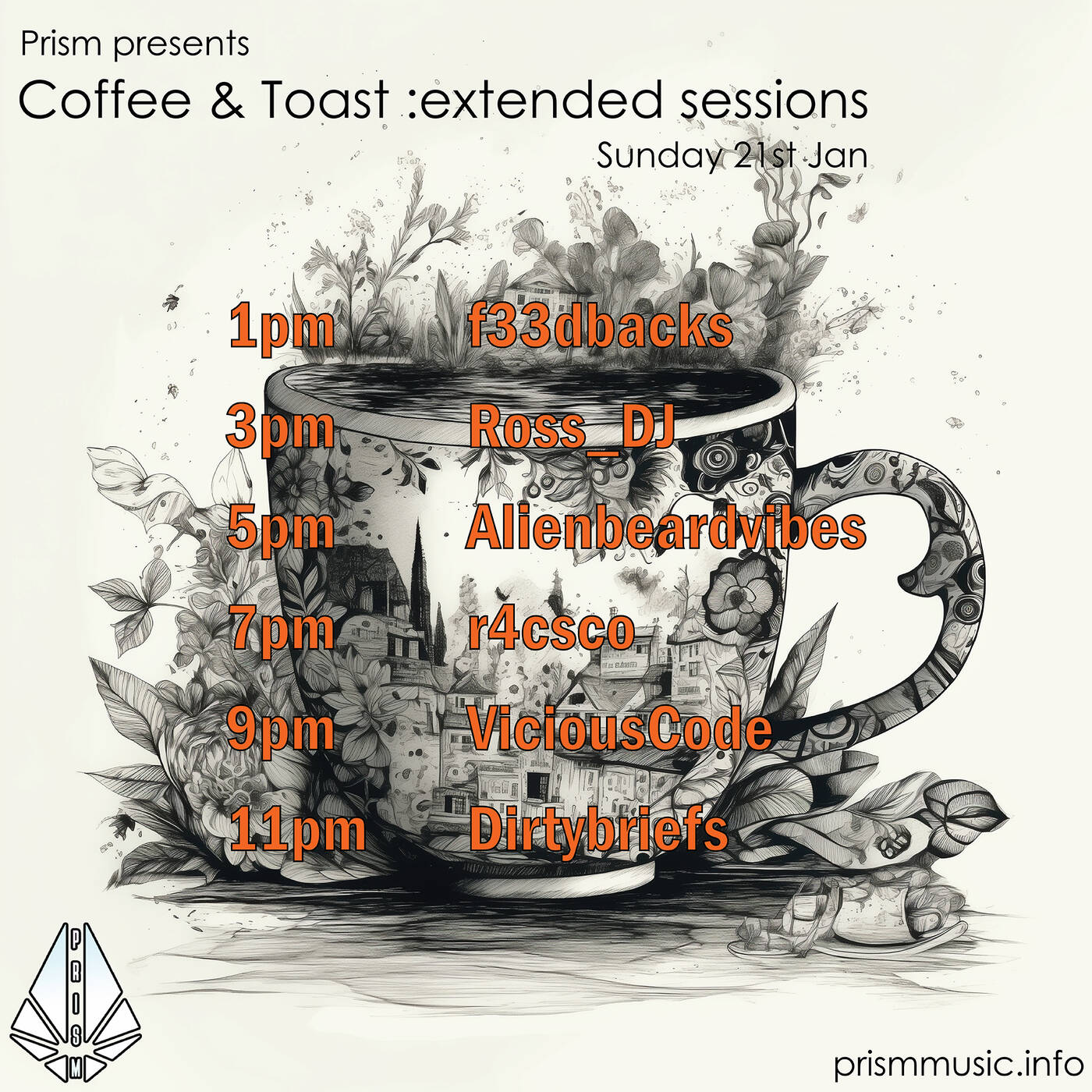 Prism pres Coffee & Toast #3 (Jan 2024) episode artwork