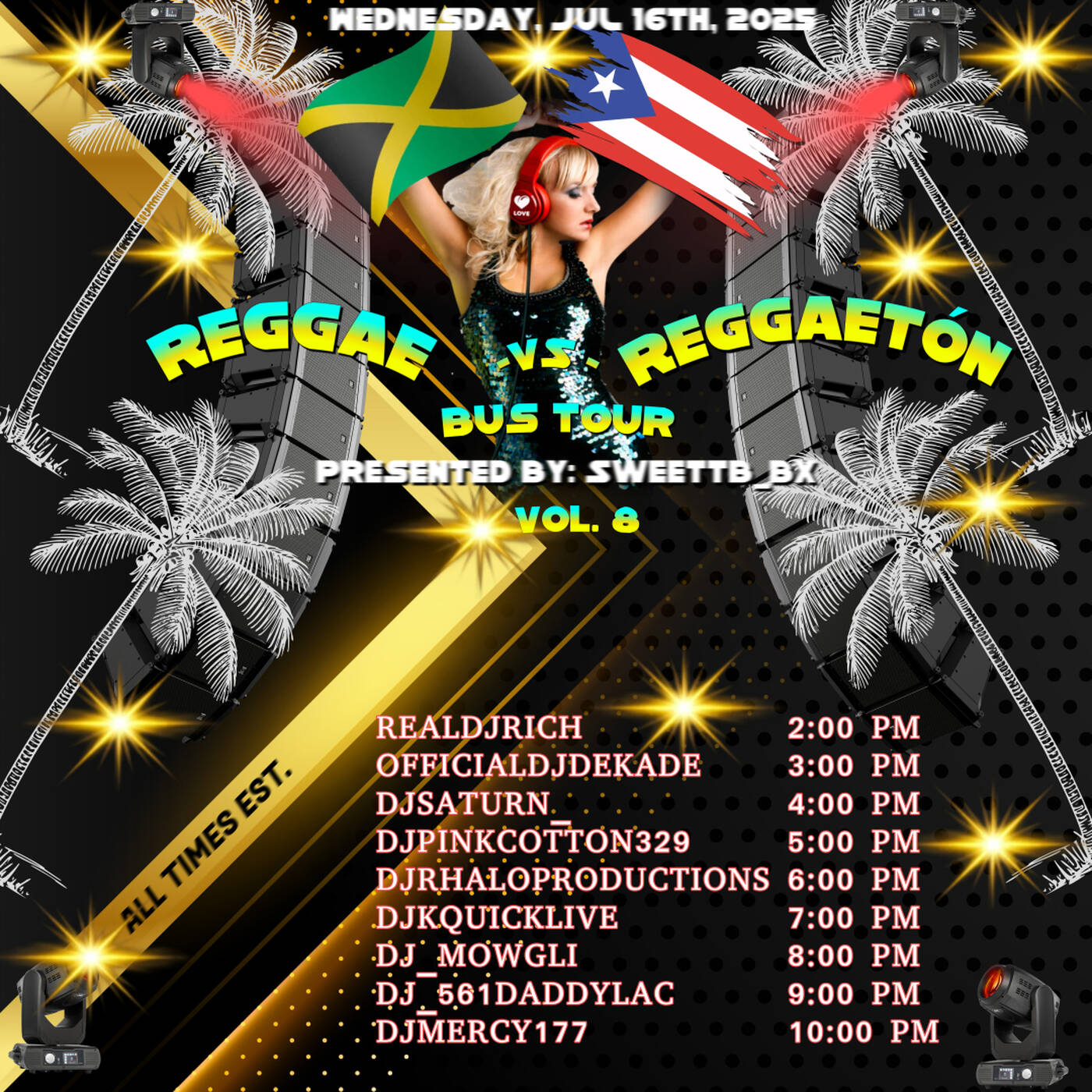REGGAEVSREGGAETONBUSTOURRAIDVOL.8 Presented By @sweettb_bx 7-8PMEST‼️(JULY 16, 2025) episode artwork