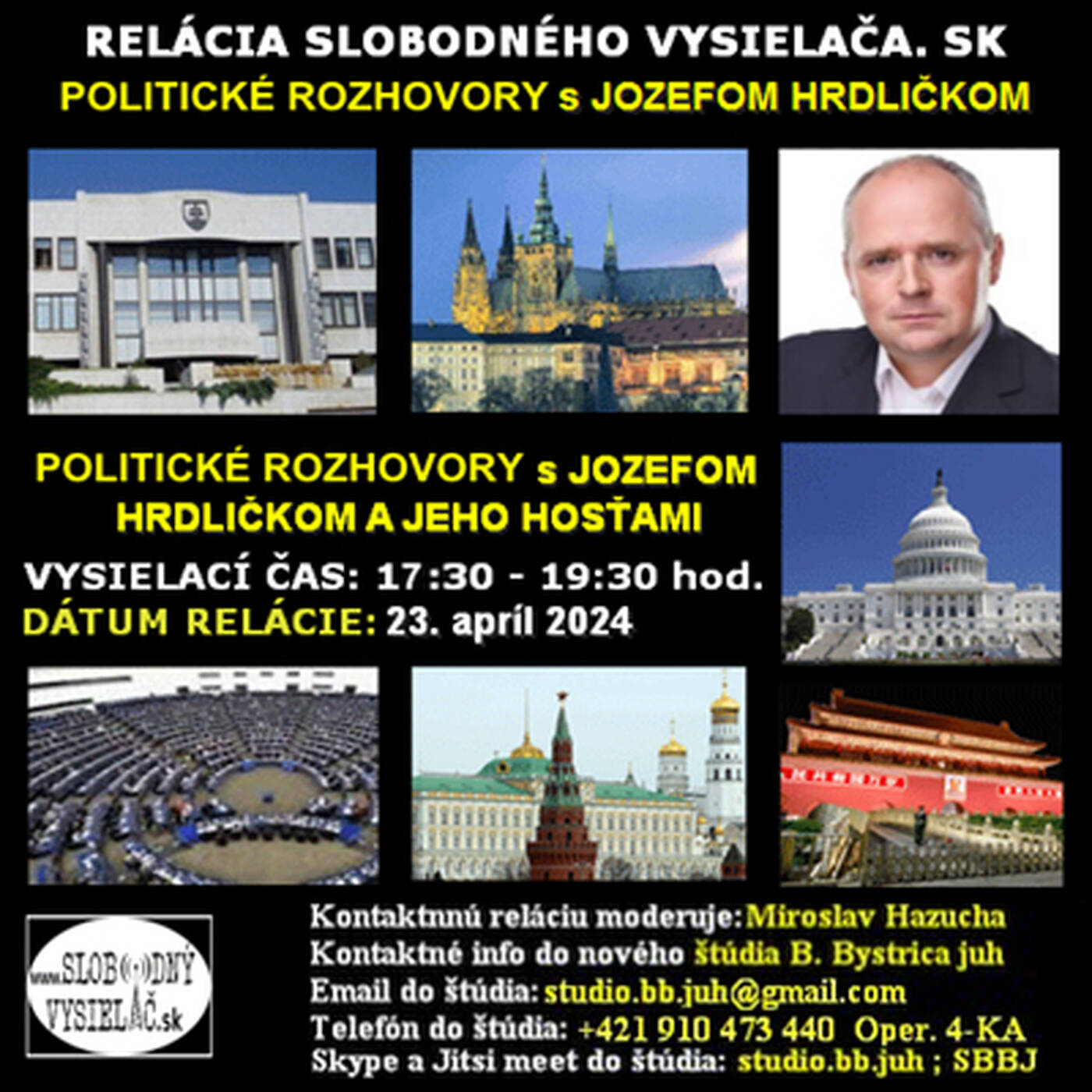 Politické rozhovory 199 - 2024-04-23 Dr. Jozef Hrdlička episode artwork
