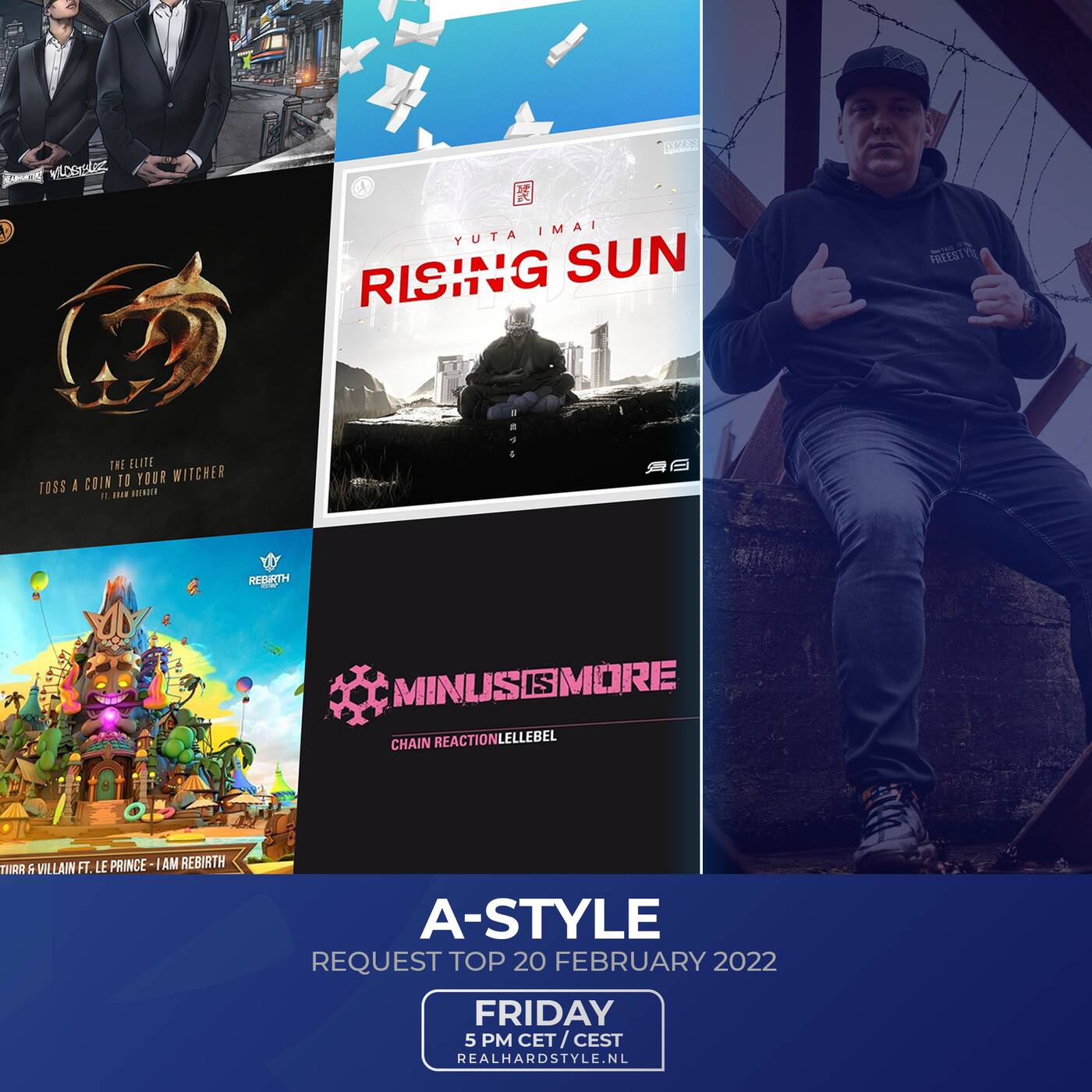 A-Style presents Real Hardstyle Request Top 20 February 2022 @ REALHARDSTYLE.NL 18.03.2022