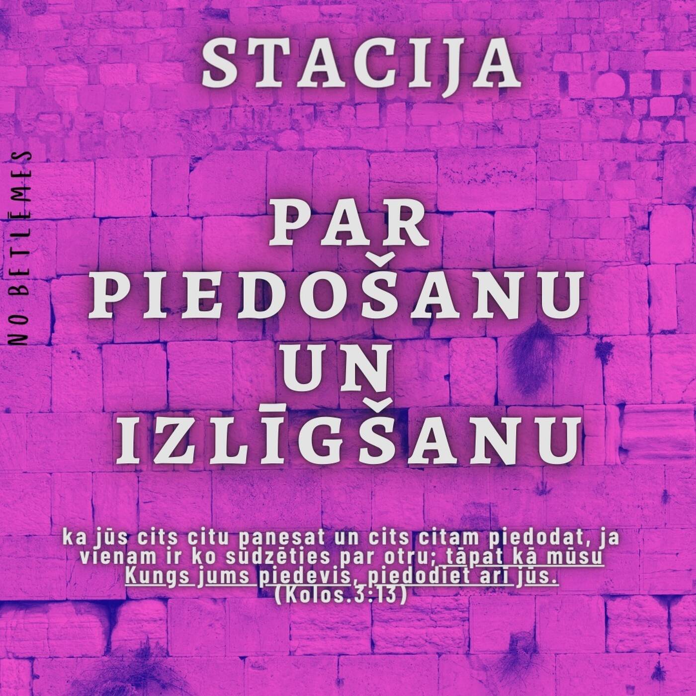 Piedošana, izlīgšana | Stacija | RML S08E03 | Kaspars Ezeriņš | 05.10.2022 episode artwork