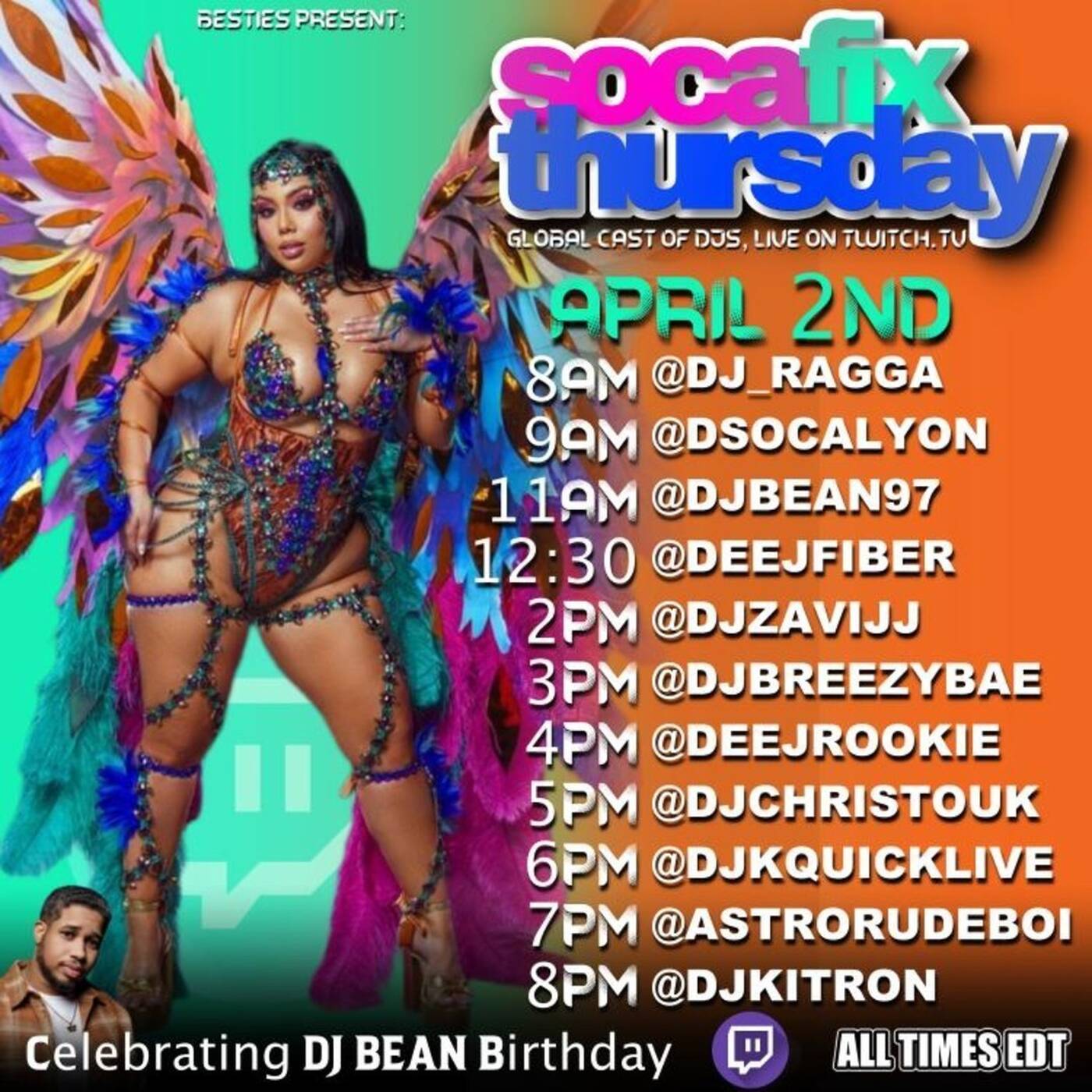 SOCA FIX THURSDAYRAIDTRAINHBD @djbean97 Hosted By The BESTIES 6-7PMEST‼️(APR 2, 2025) episode artwork