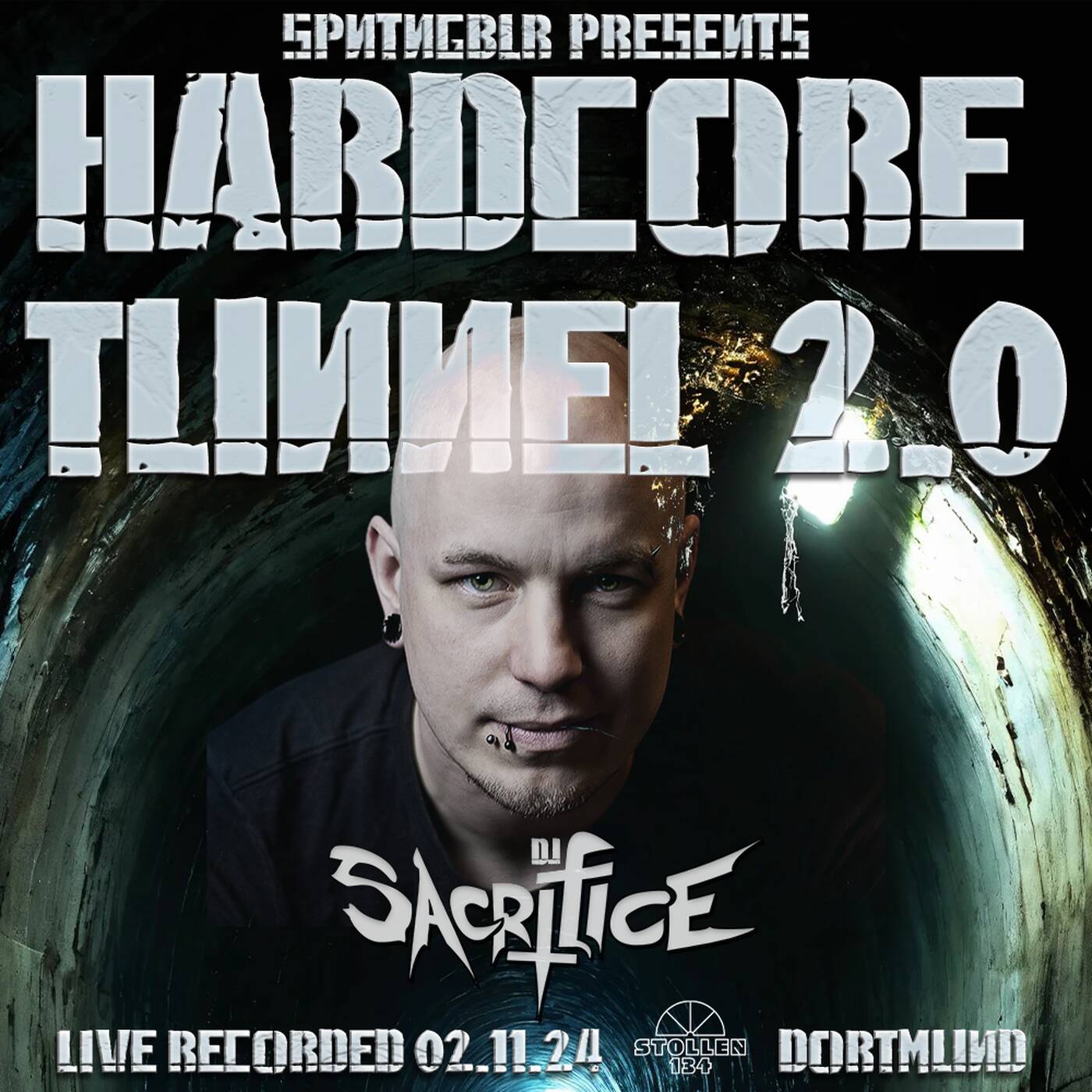 DJ Sacrifice @ SPNTNGBLR Hardcore Hardcore Hells Gate 02.11.2024 Stollen134 Dortmund