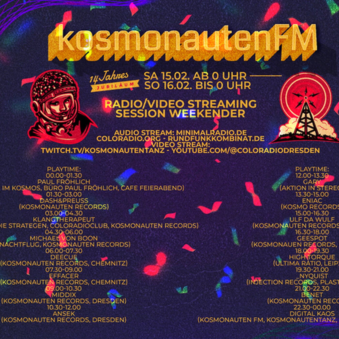 Eniac - Kosmonauten FM - 16.02.2025 (13.30-15.00 H) episode artwork