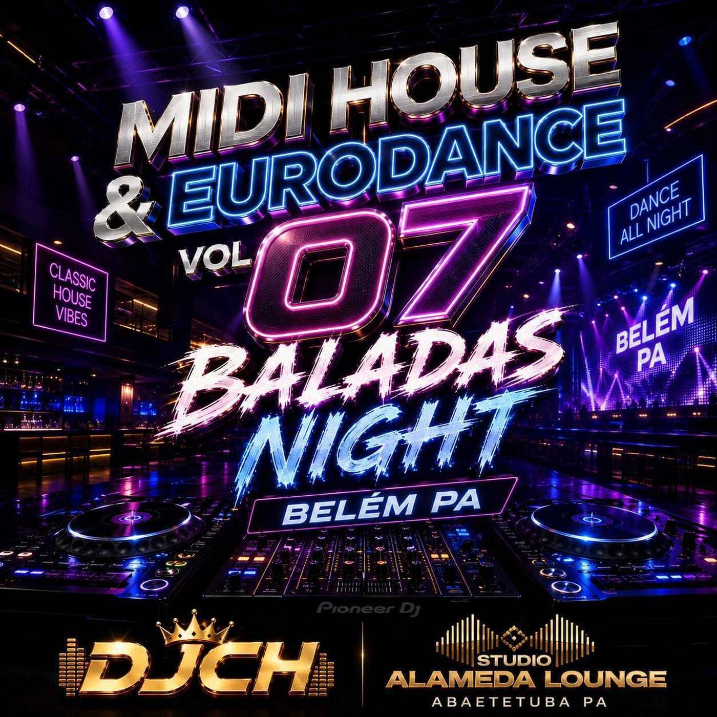 MIDI HOUSE & EURODANCE VOL 07 BALADA NIGHT BELÉM PA episode artwork